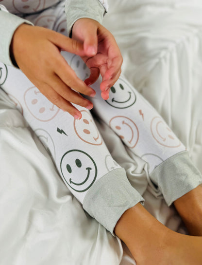 Happy Little Guys Boys Bamboo Pajama Set