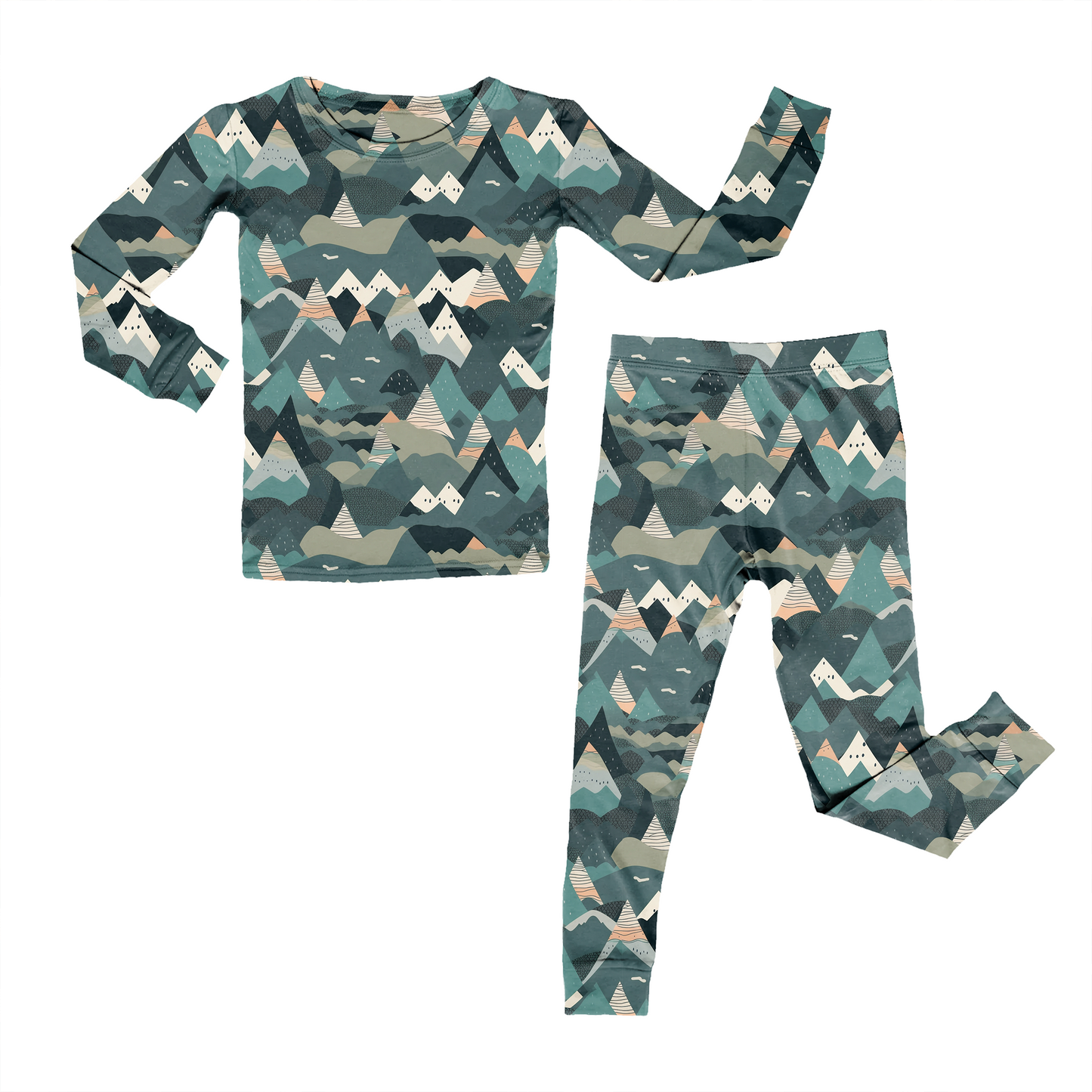 Alpine Adventures Boys Bamboo Pajamas Set